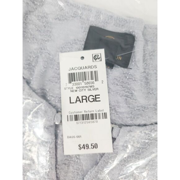 JM Collection Textured Hardware Top New City Silver L - Picture 3 of 3